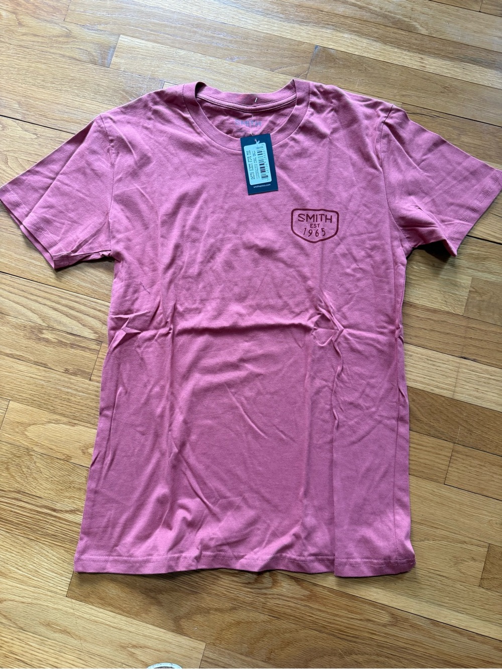 SMITH Short Sleeve Crewneck Tee in Dusty Rose